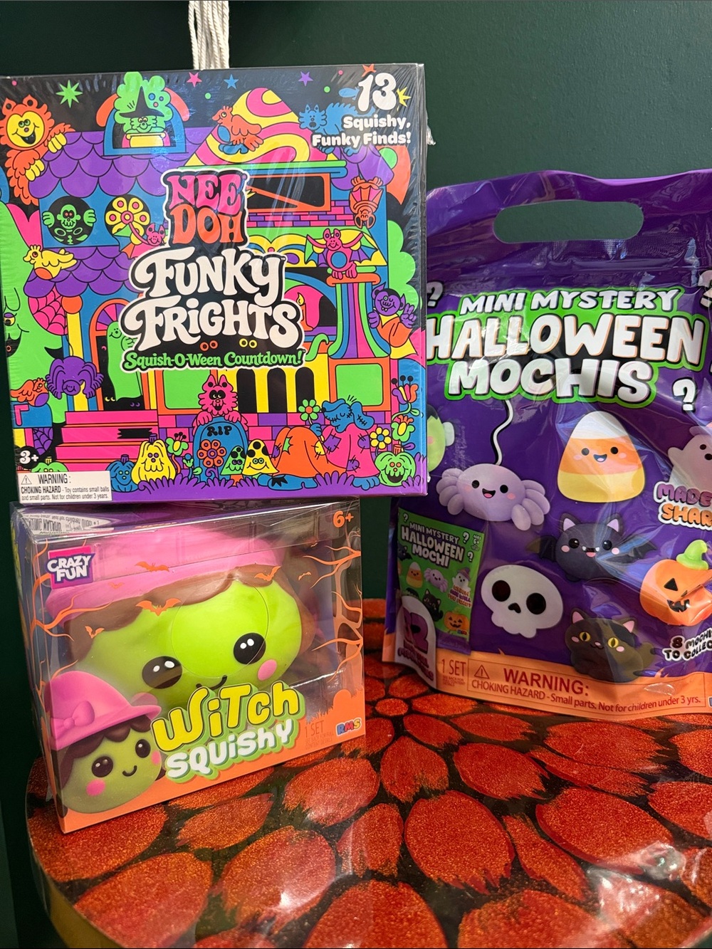 Halloween Bundle! Needoh Funky Frights + RMS Witch + 32 pack RMS mochi
